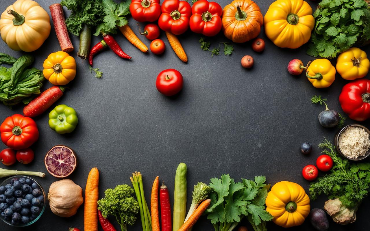 30 vegetais diferentes por semana.
