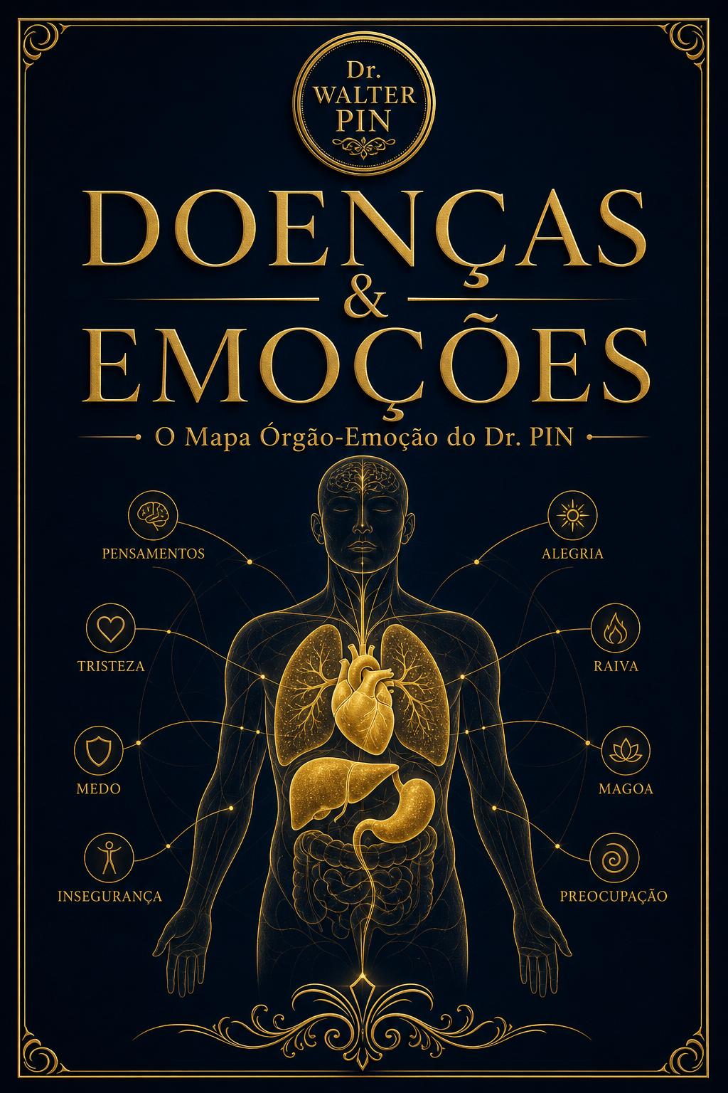 Capa — Doenças & Emoções — O Mapa Órgão-Emoção do Dr. PIN