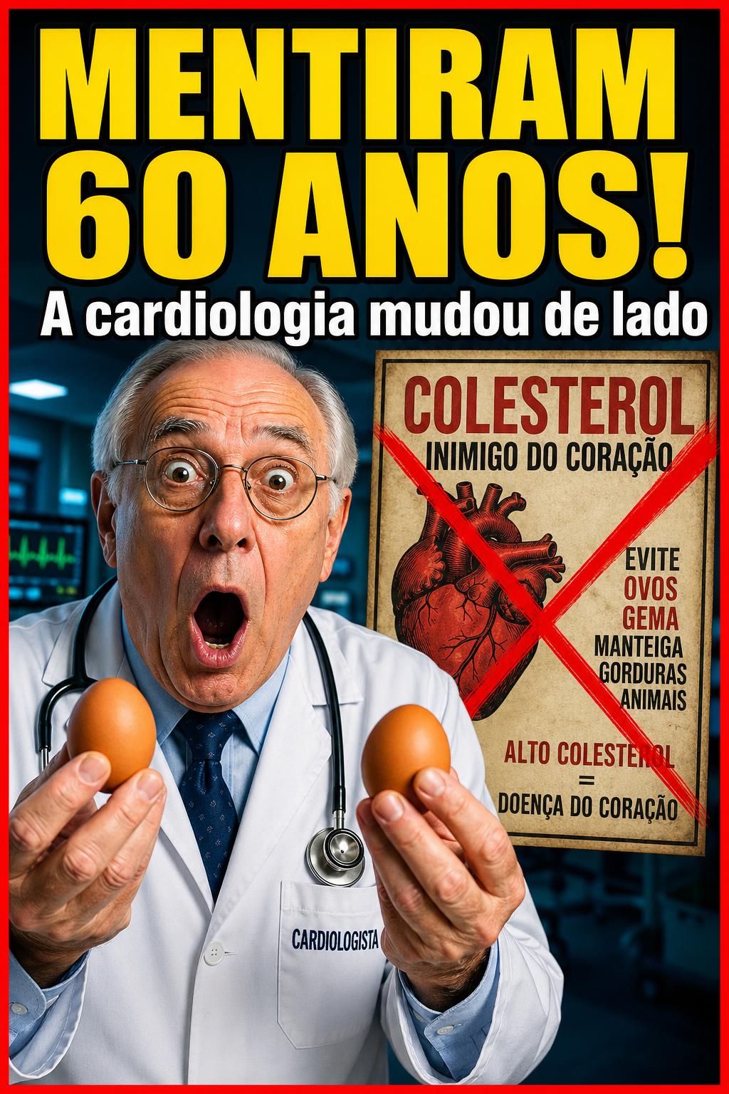 MENTIRAM 60 ANOS! A CARDIOLOGIA MUDOU DE LADO