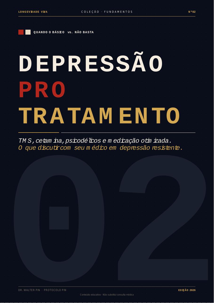 Capa — Vença a Depressão Agora — Vol. 2: Depressão PRO (Tratamentos Modernos)