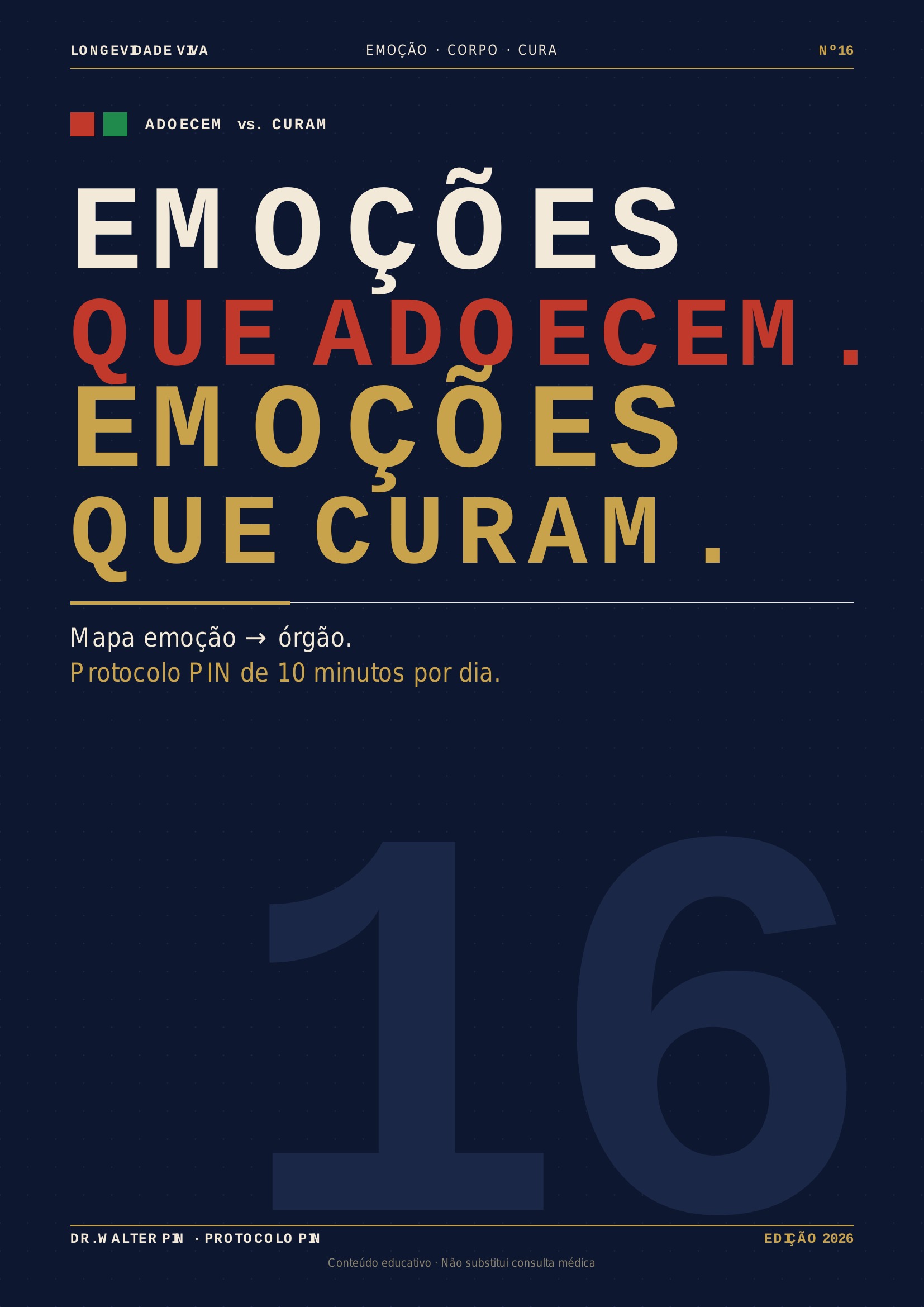 Capa — Emoções que Curam x Emoções que Adoecem