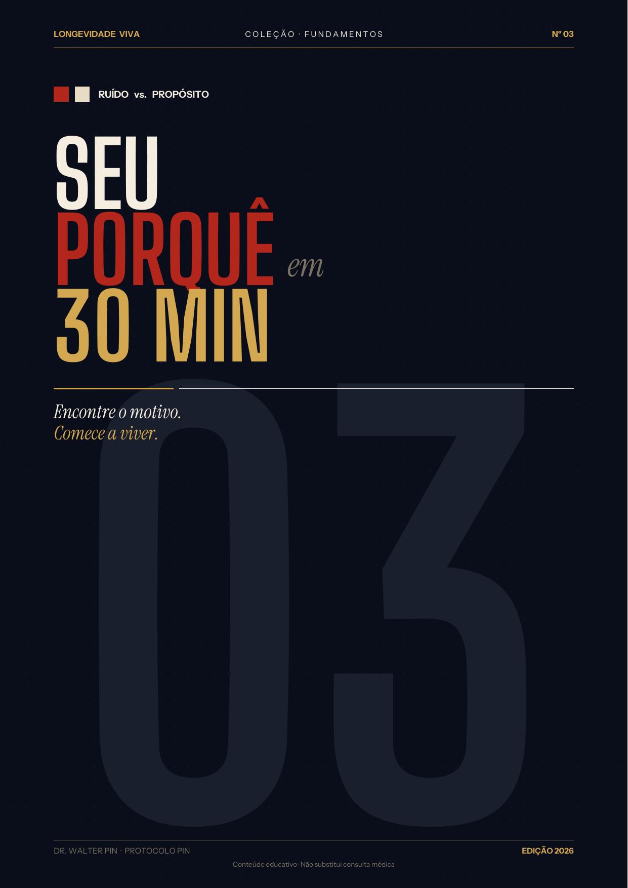 Capa — Encontre seu Porquê em 30 minutos