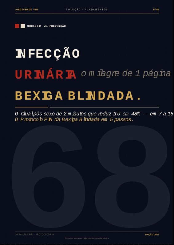 Capa — Infecção Urinária — O Milagre de 1 Página