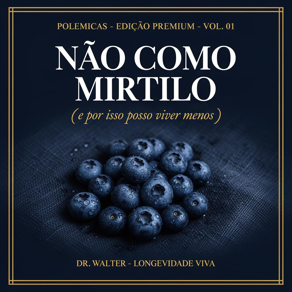 NÃO COMO MIRTILO — e por isso posso viver menos