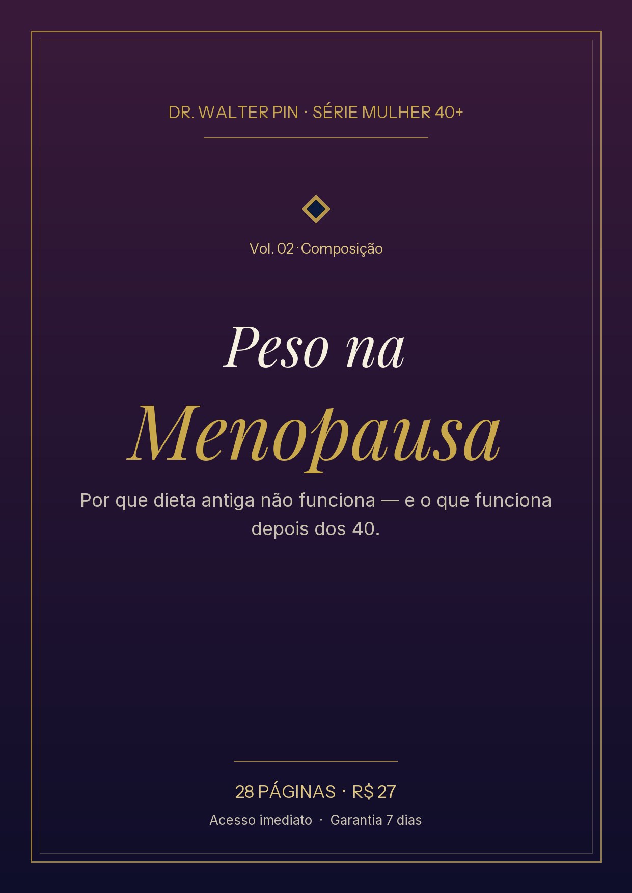 Capa — Peso na Menopausa — O Protocolo que Funciona