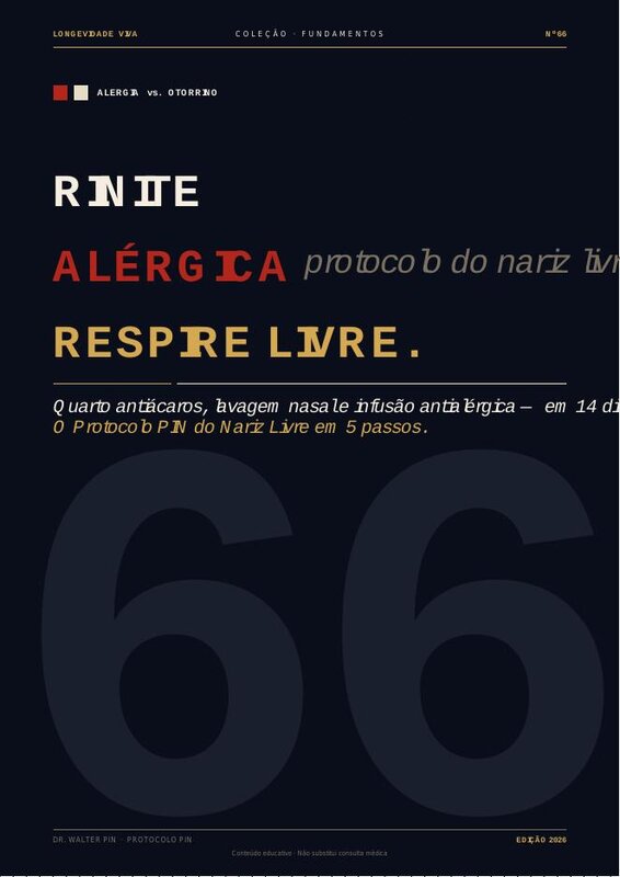 Capa — Rinite Alérgica — Nariz Livre