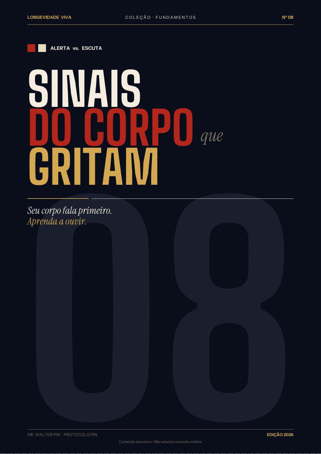Capa — Sinais do Corpo: o que seu corpo está avisando