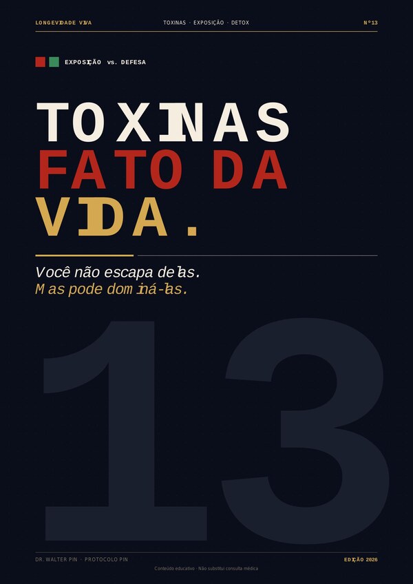 Capa — Toxinas — fato da vida